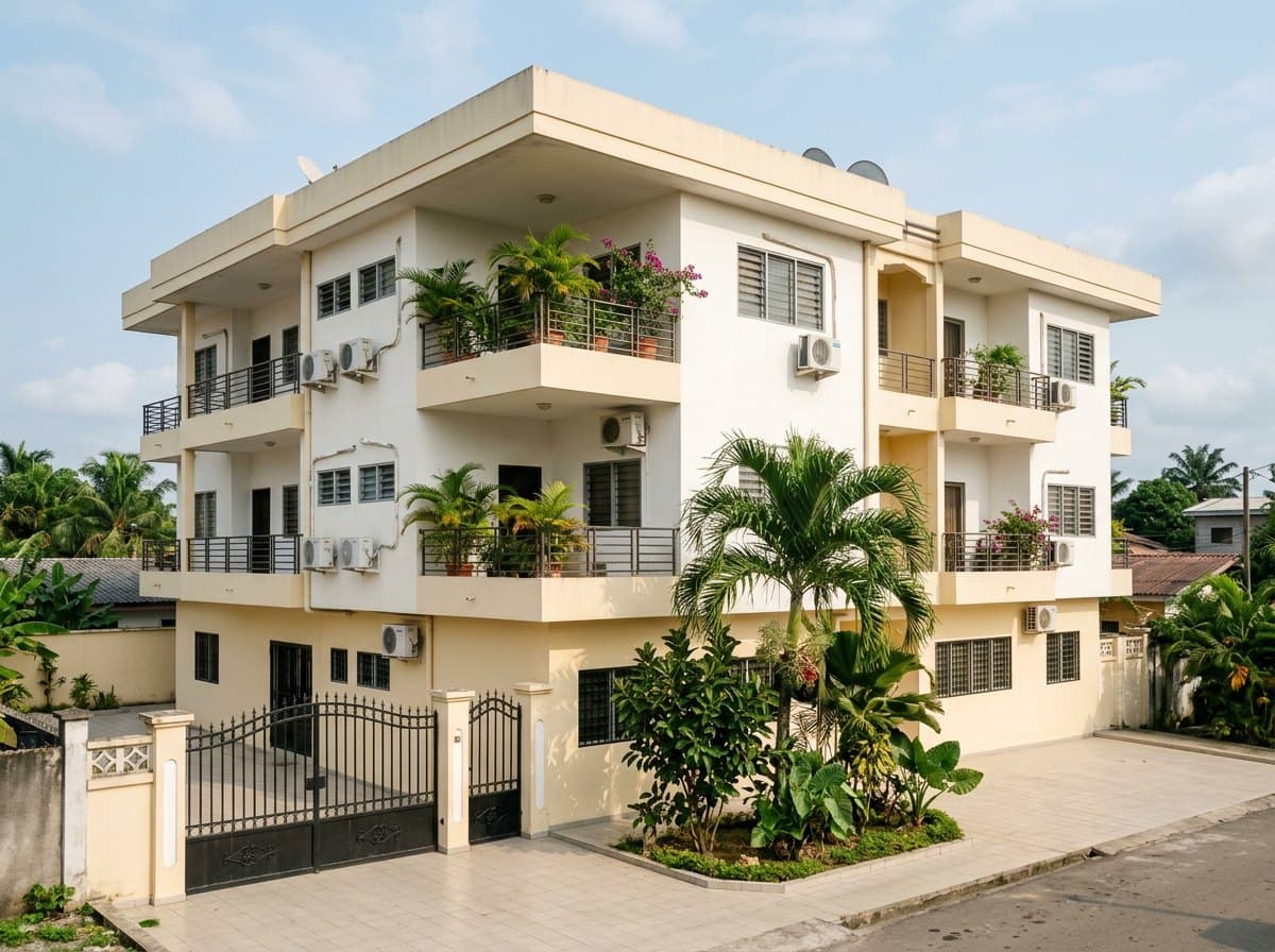 Immeuble d’appartements à Douala